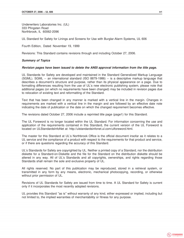 UL 606 PDF